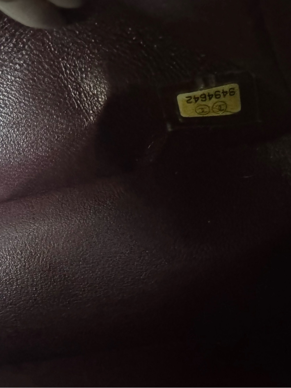 SOLD!!!CHANEL Small Black Quilted Lambskin Double Flap bag - Picture 7 of 10